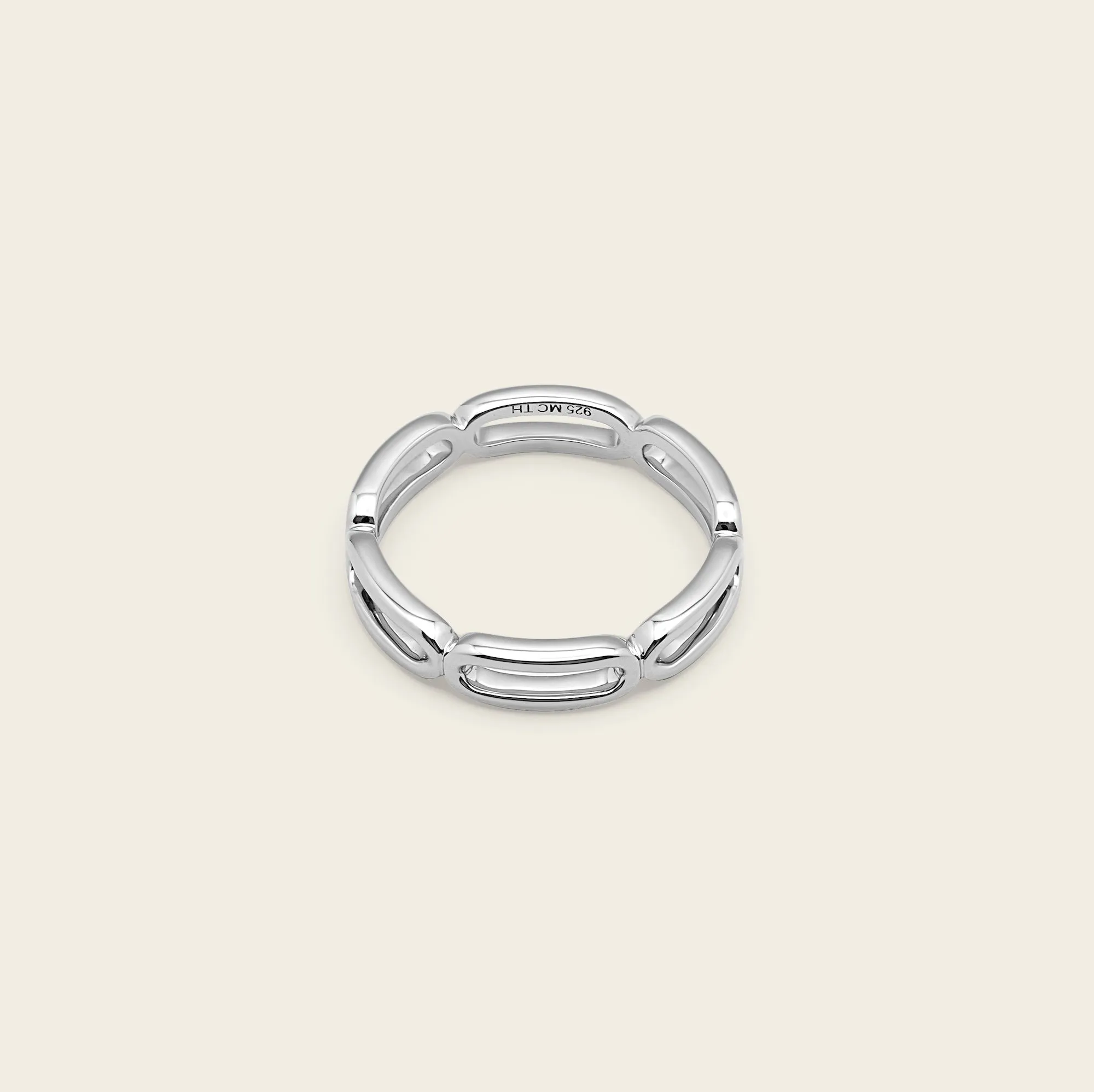 Paperclip Chain Ring
