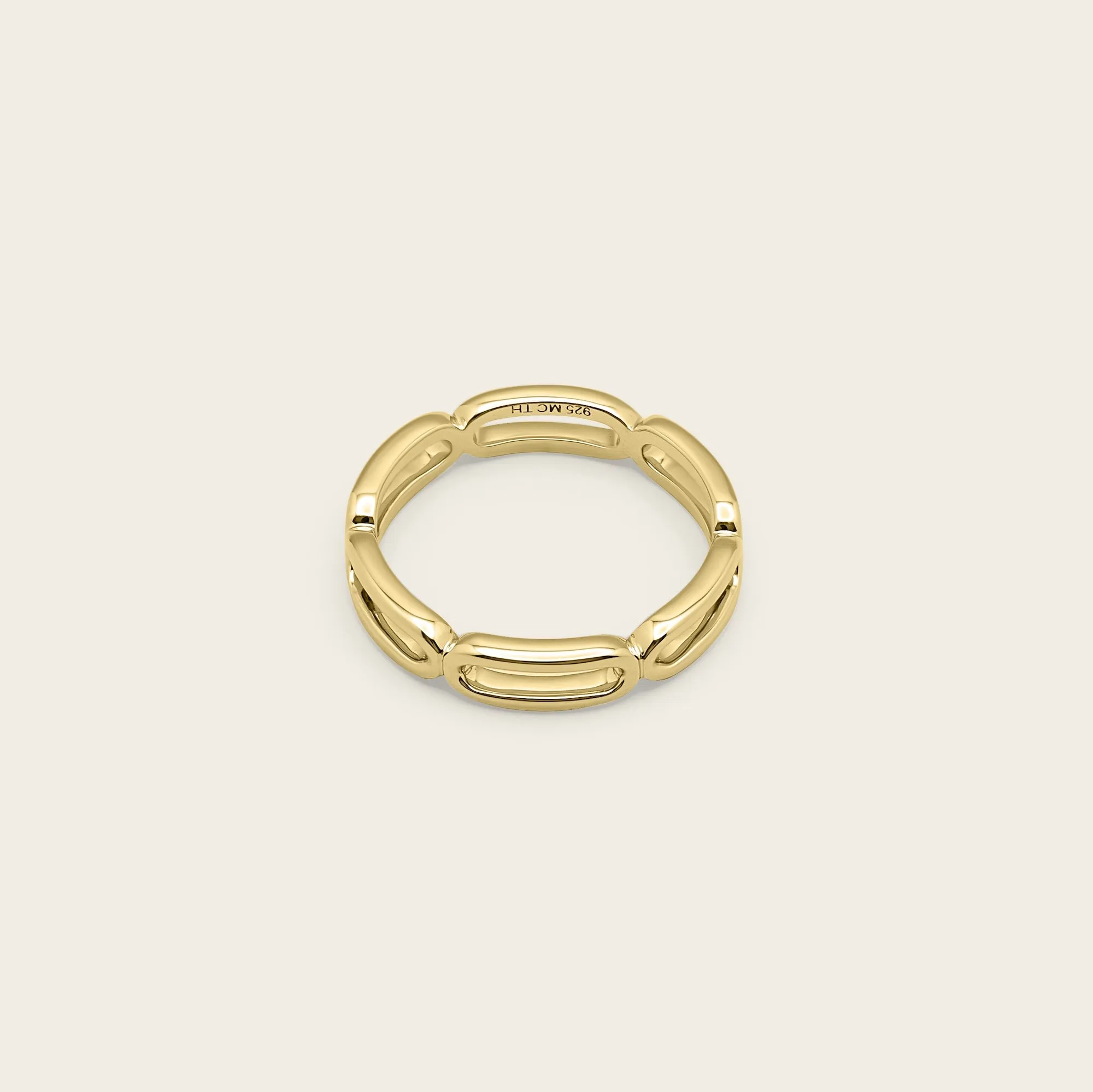 Paperclip Chain Ring