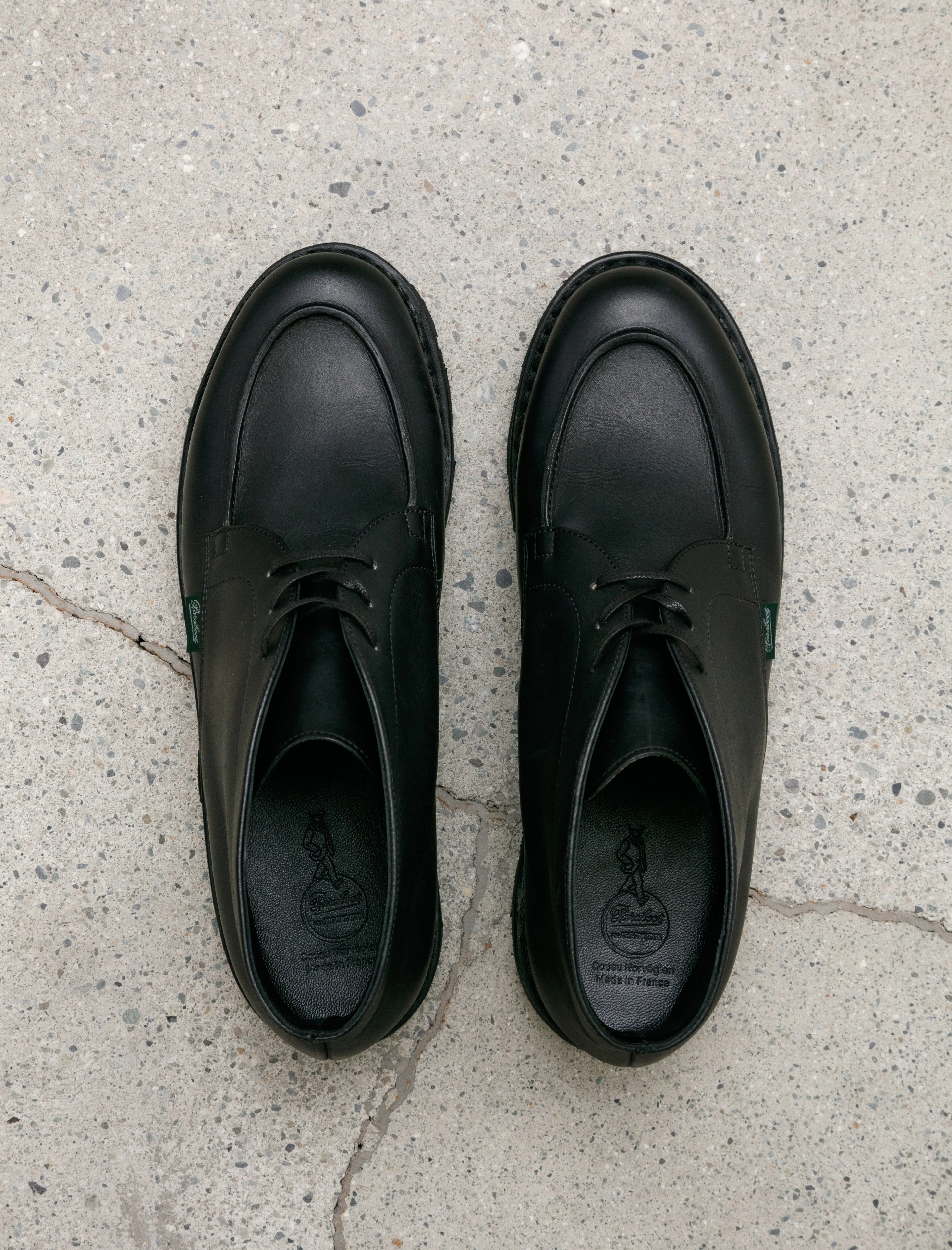 Paraboot Chukka Smooth Leather Black