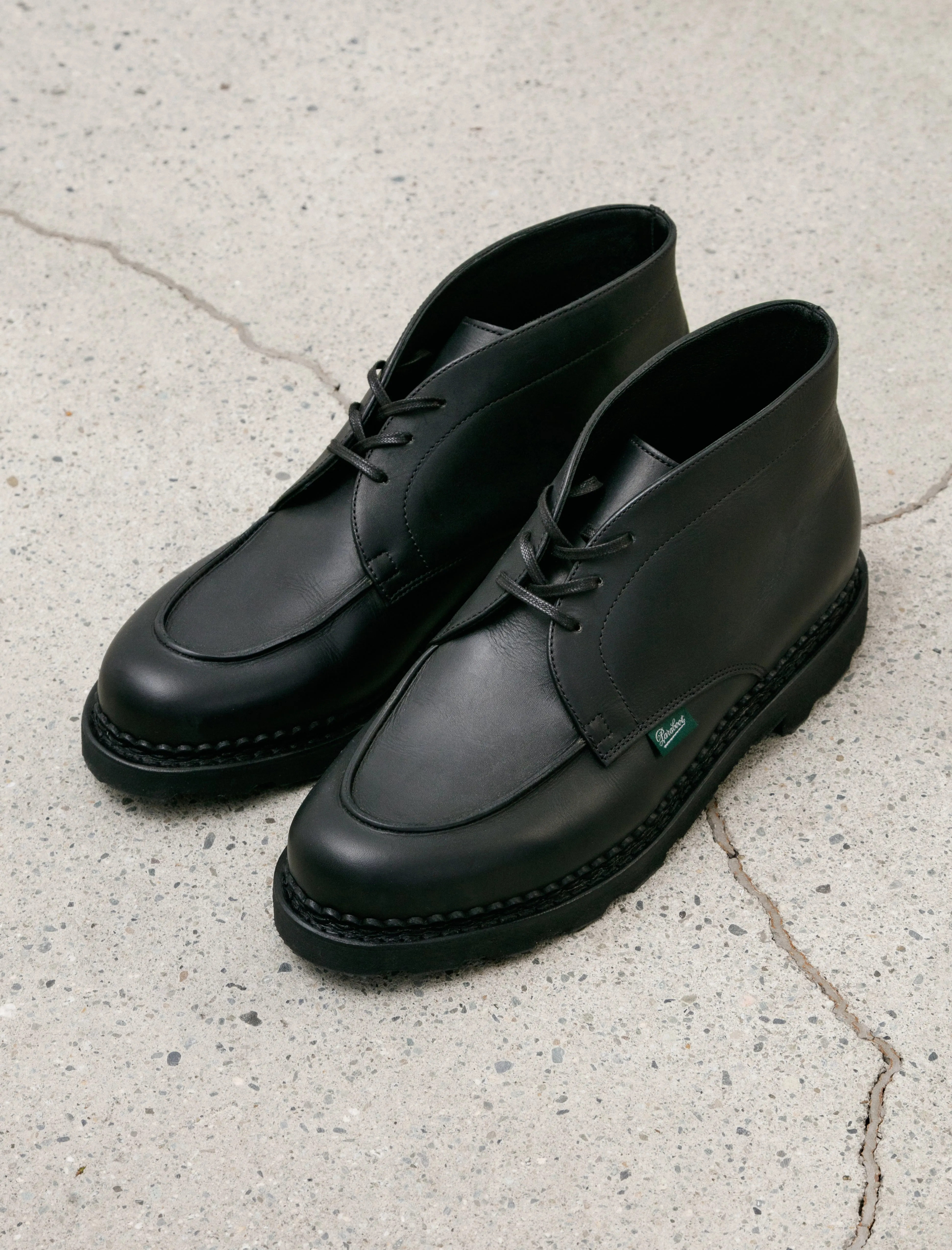 Paraboot Chukka Smooth Leather Black