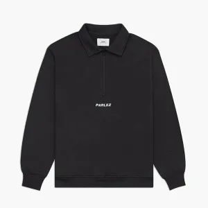 Parlez Ladsun 1/4 Zip - Black
