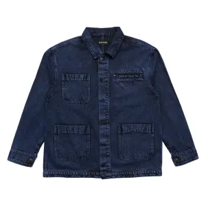 Pass-Port Workers Club Painters Jacket Over-Dye Navy