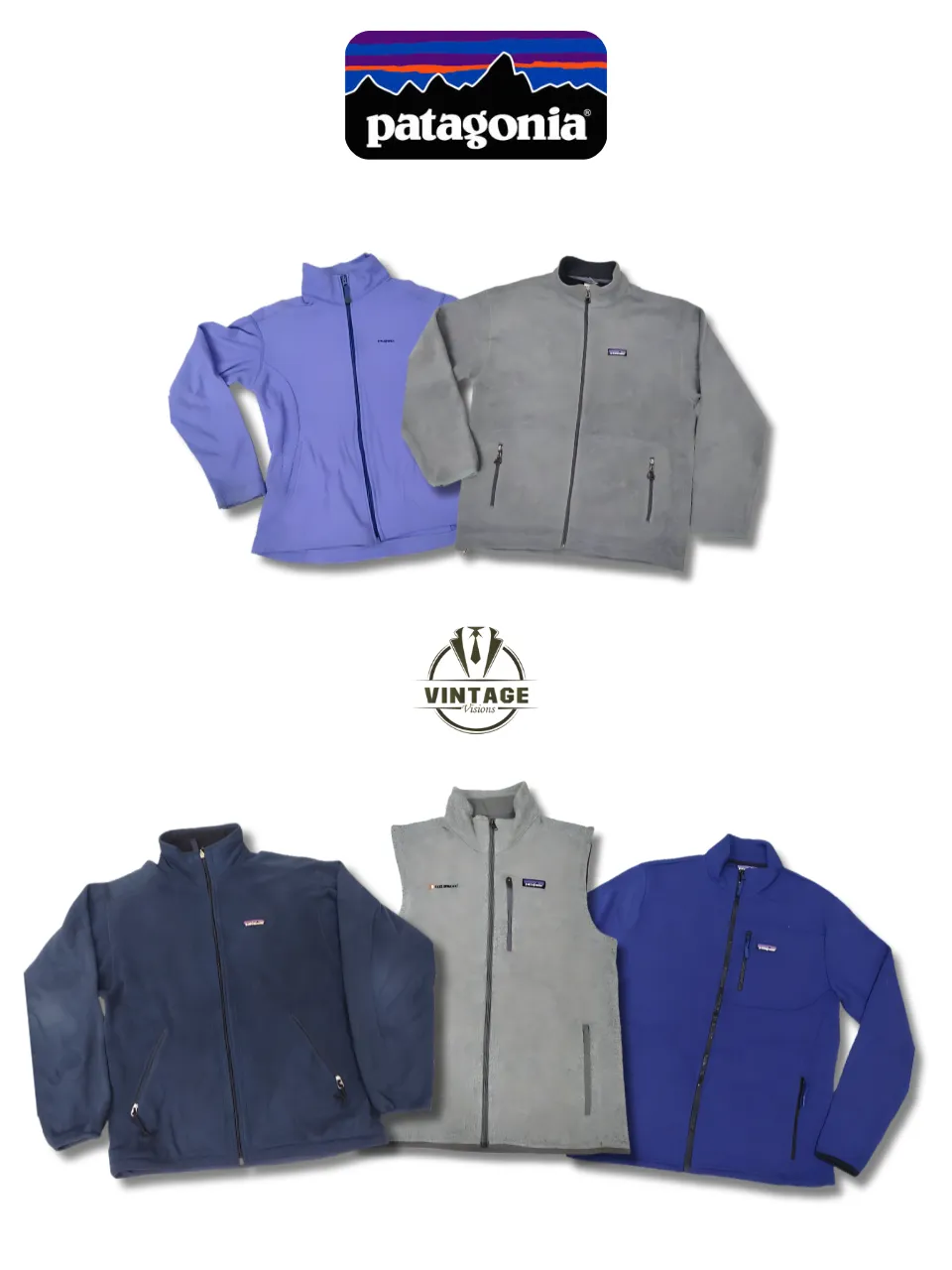 Patagonia Fleece Jackets - 10 Pcs