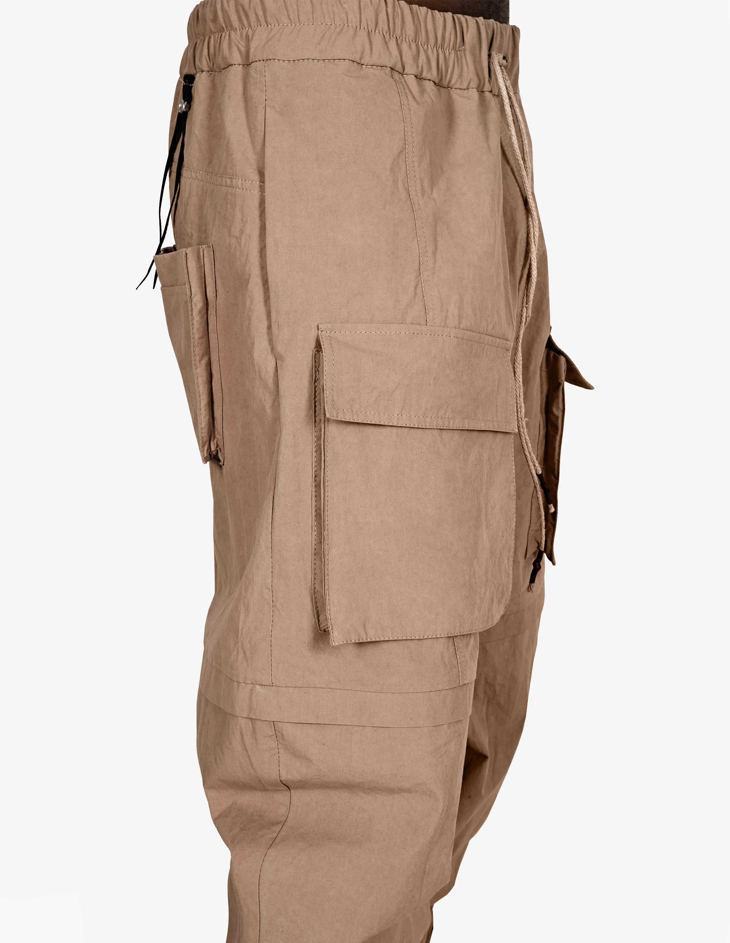 Patch Pocket Wide-Leg Pants