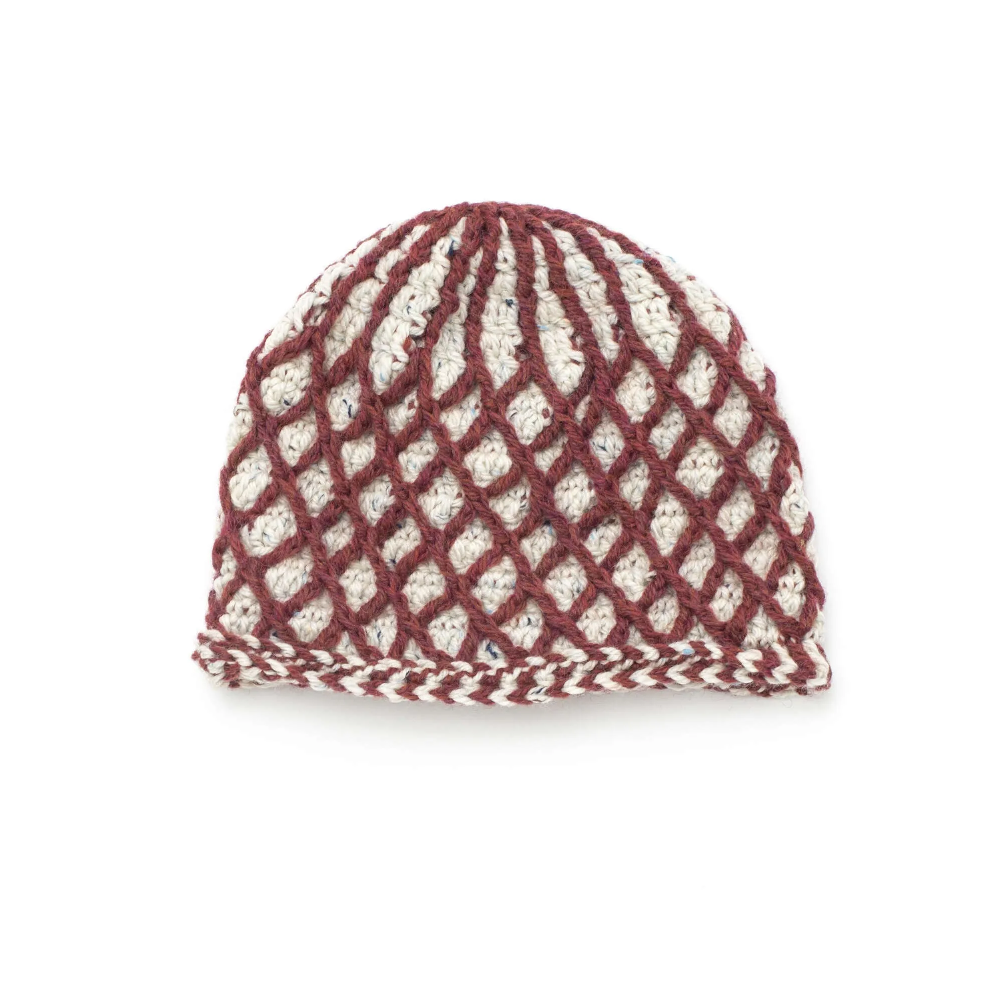 Patons Crochet Lattice Hat