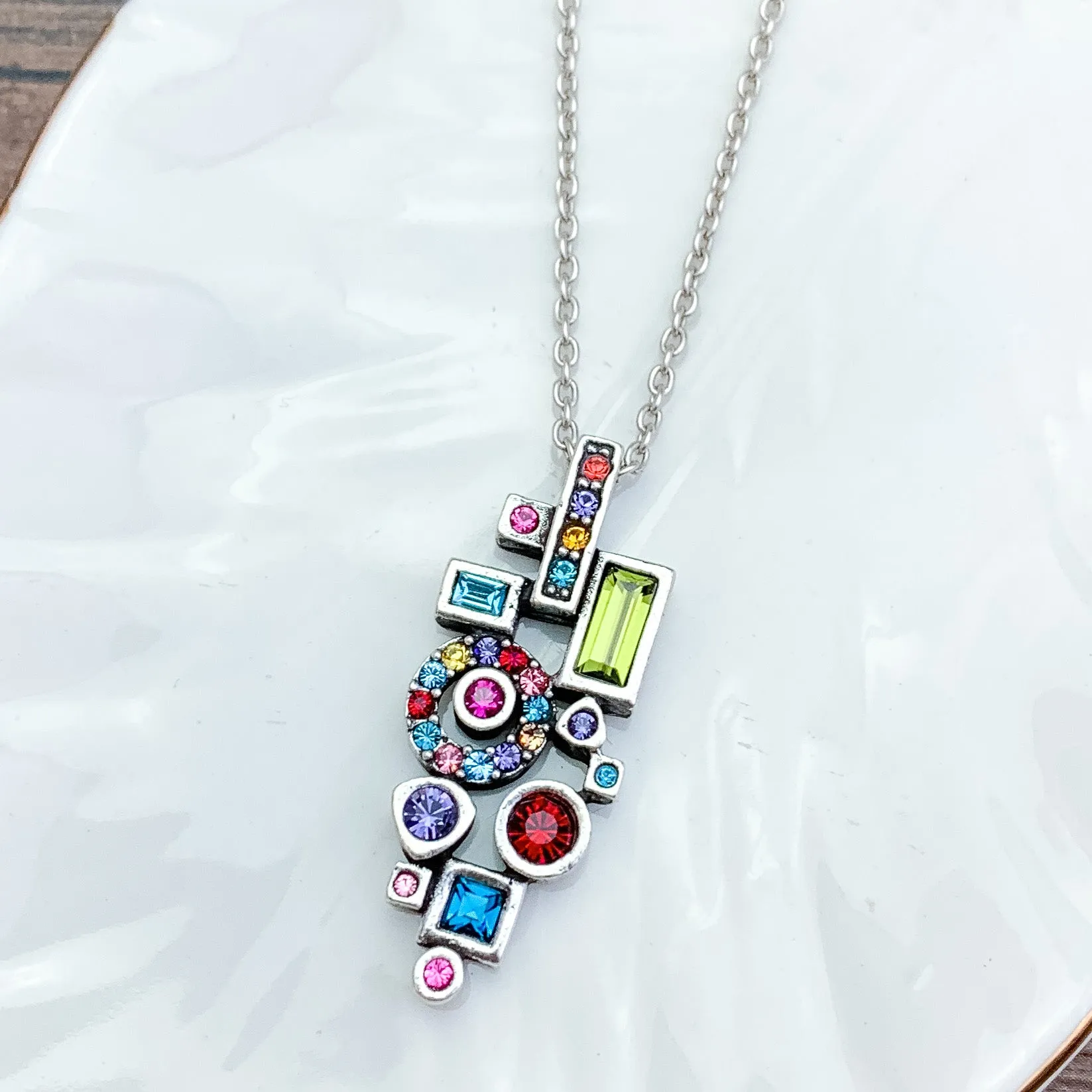Patricia Locke Colorful Ostia Mosaic Necklace