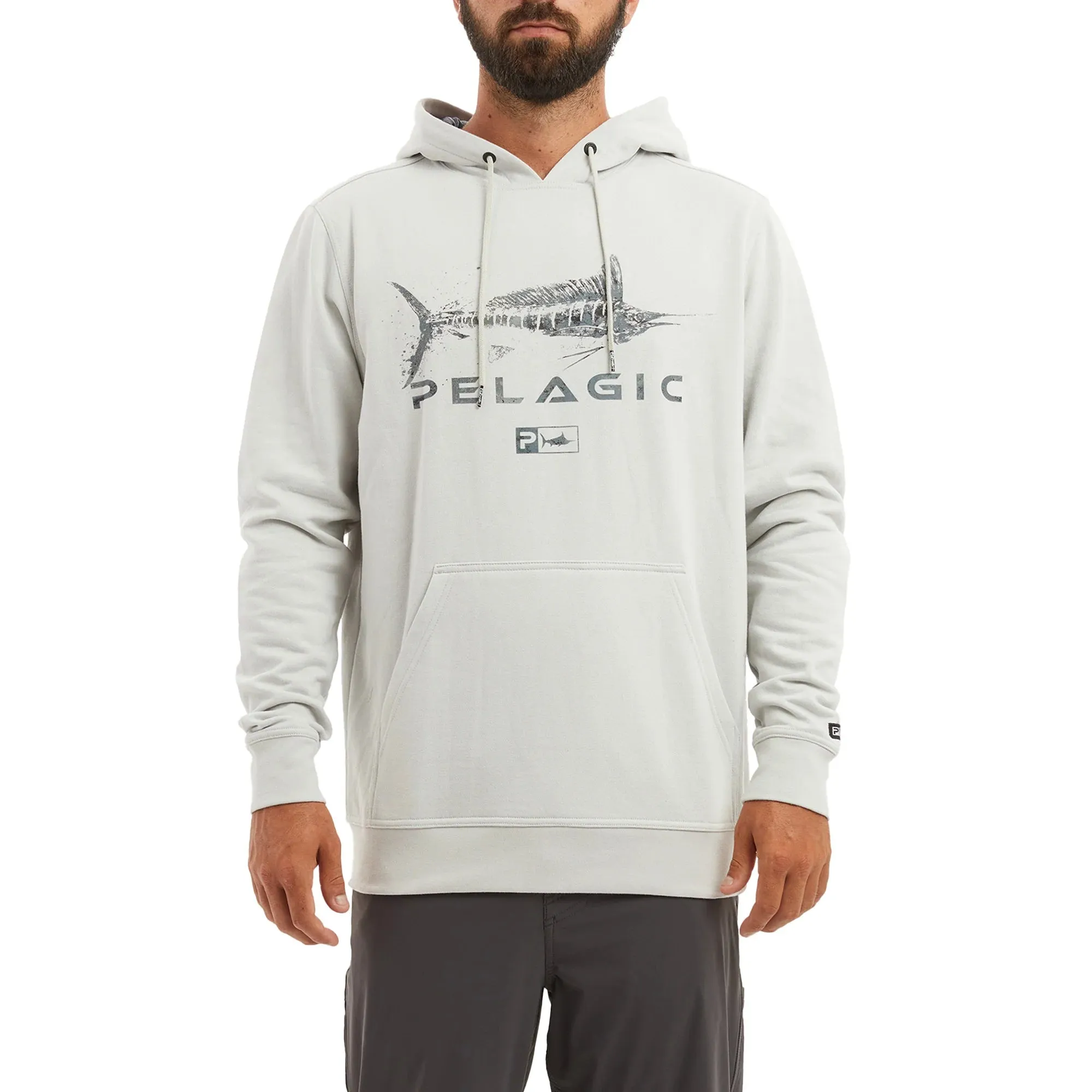 PELAGIC Northlake Gyotaku Pullover Fleece Hoodie