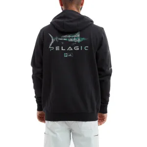 PELAGIC Northlake Gyotaku Zip Fleece Hoodie