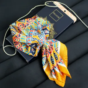 Peluche Savage Impressions Ensemble Multicolor Pocket Square for Men (14X14 inches)