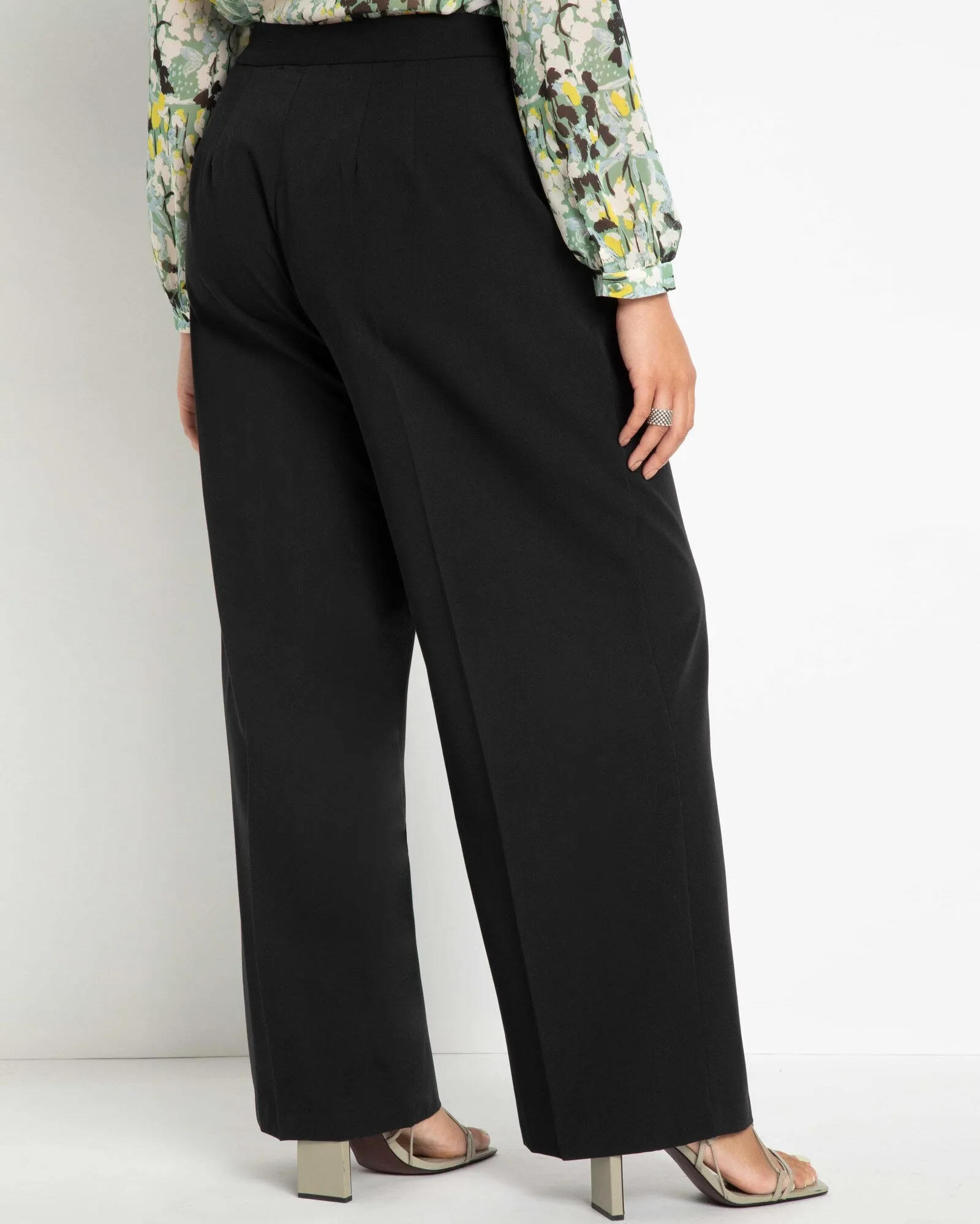 Penelope Modern Wide Leg Trouser | Black