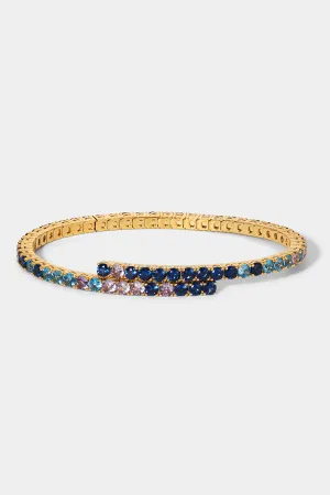 PERFECT TENNIS PURPLE 3MM WRAP BRACELET