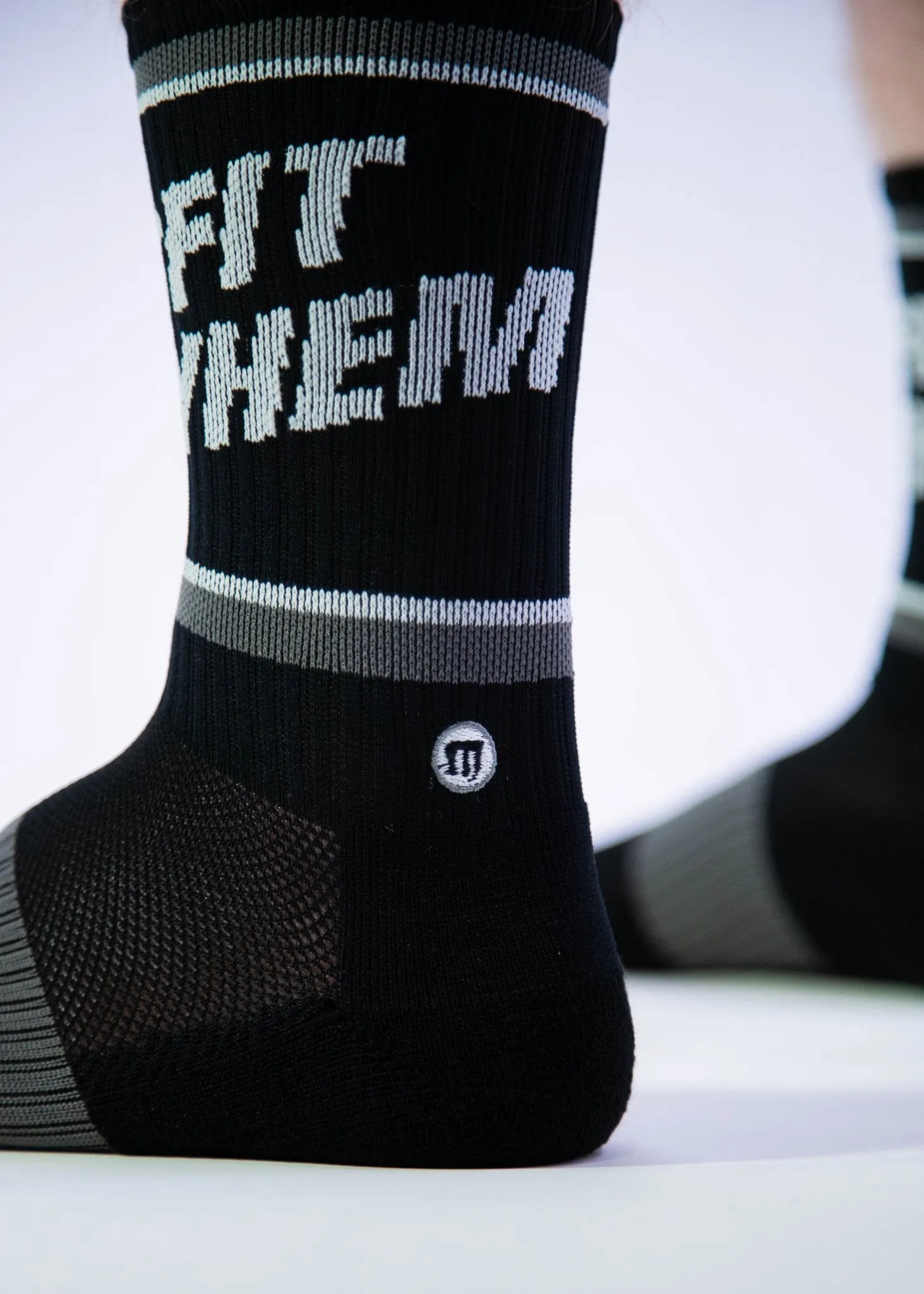 Performance Crew Socks: Black