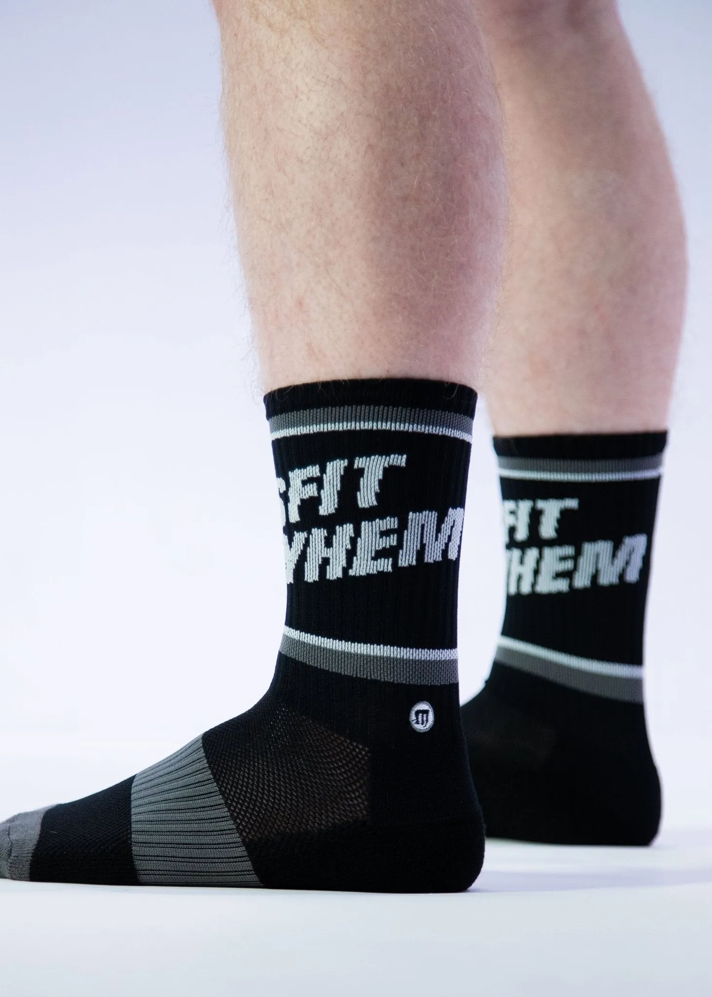 Performance Crew Socks: Black
