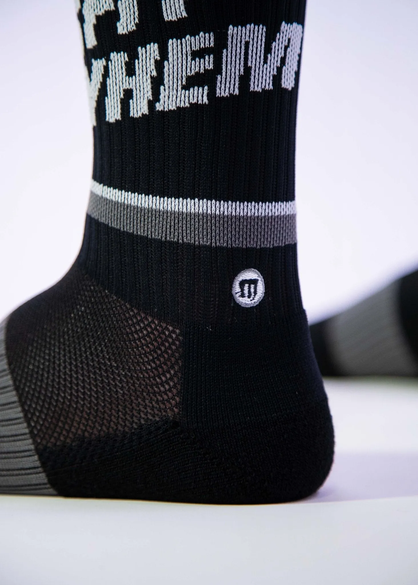 Performance Crew Socks: Black