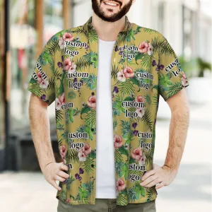 Personalised Hawaiian Shirts Flowers Upload Pet Photo