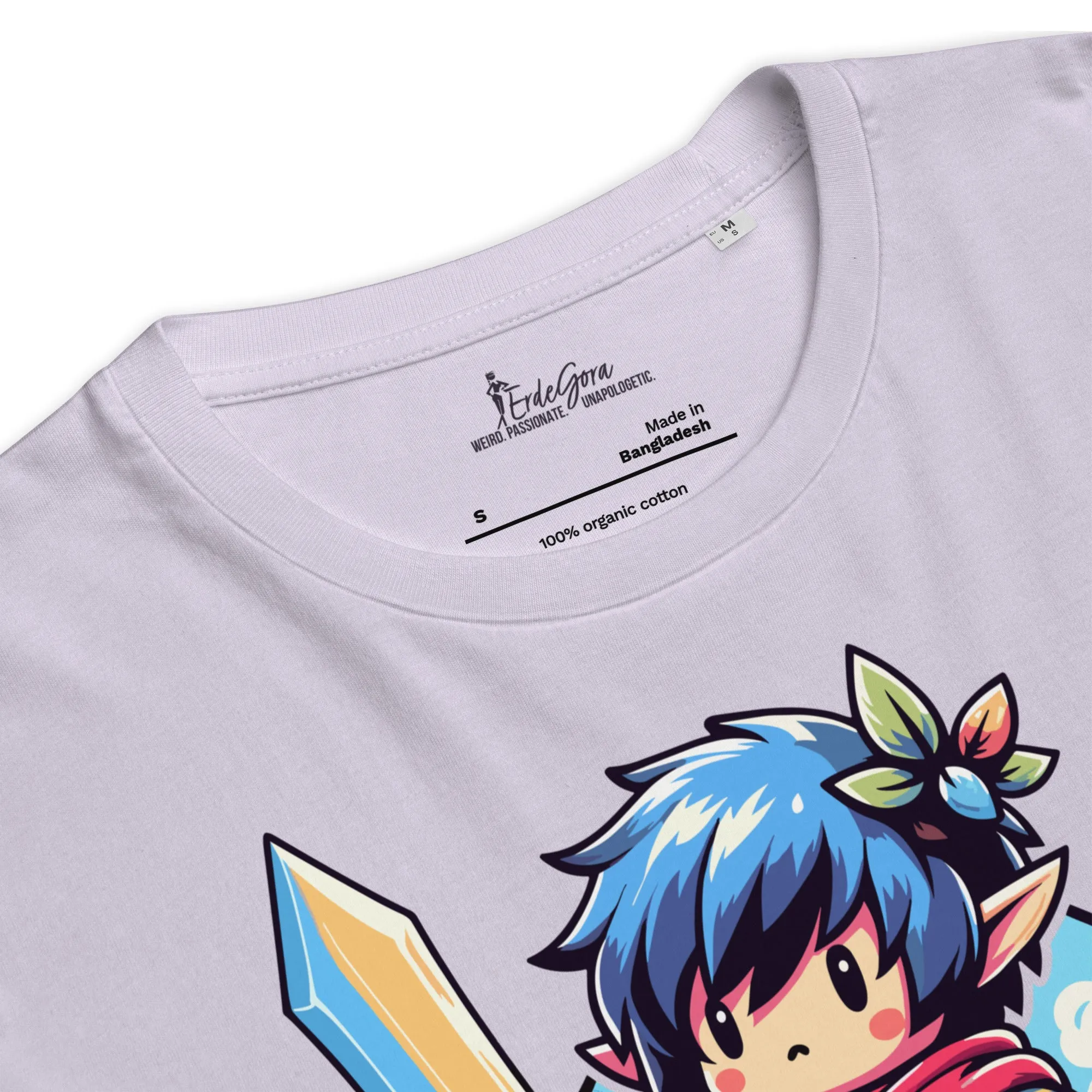 Personalize it! Organic Cotton T-shirt Birthday Level 40 Newbie
