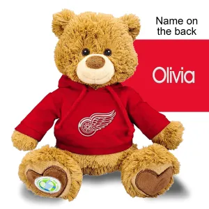 Personalized Detroit Red Wings 10" Plush Bear 2