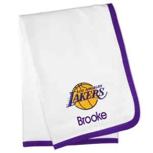 Personalized Los Angeles Lakers Blanket