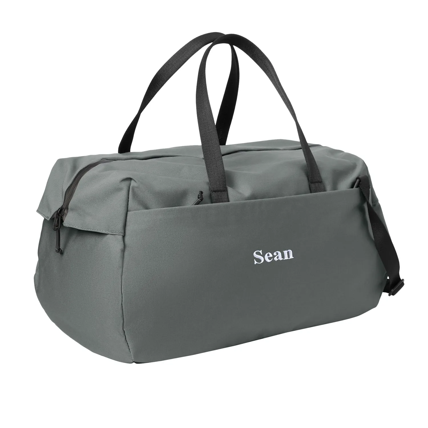 Personalized Modern Duffel Bag - Storm Grey