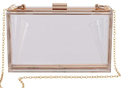 Personalized Mrs. Box Clutch Crossbody Bag