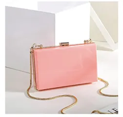 Personalized Mrs. Box Clutch Crossbody Bag