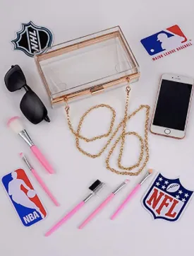 Personalized Mrs. Box Clutch Crossbody Bag