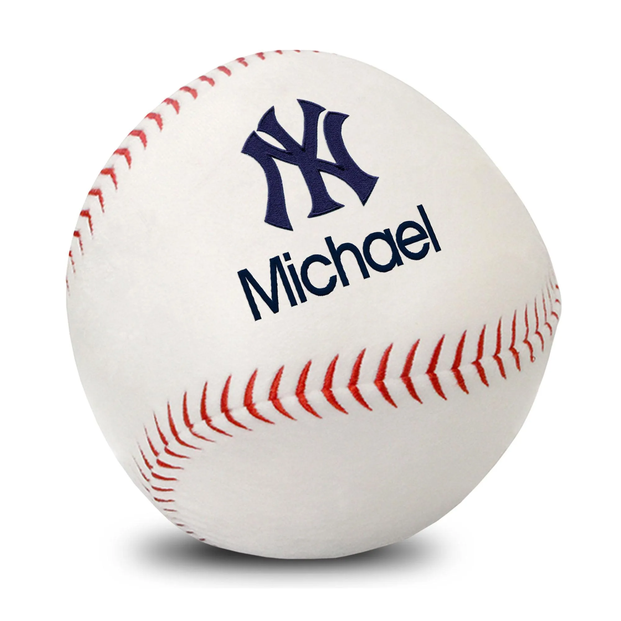 Personalized New York Yankees Plush Baseball