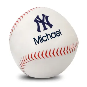 Personalized New York Yankees Plush Baseball