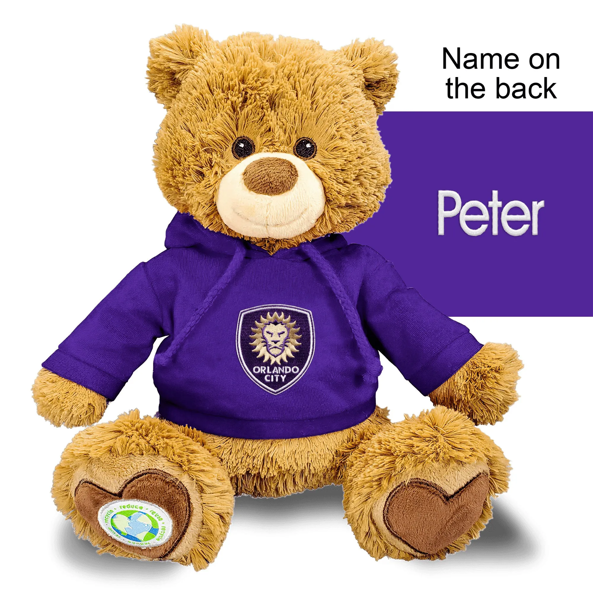 Personalized Orlando City 10" Plush Bear 2