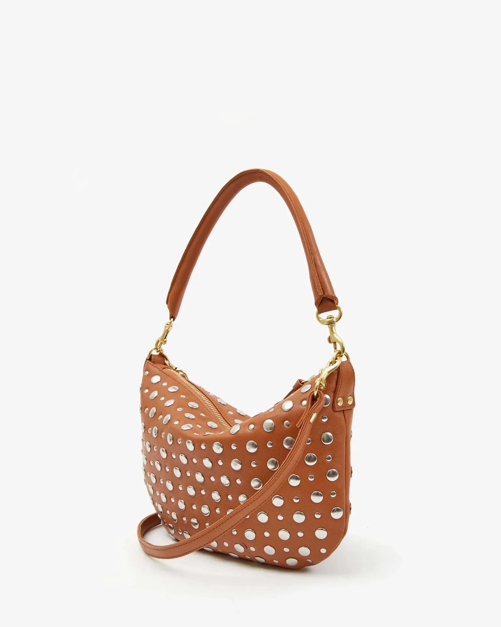 Petit Moyen Messenger Cuoio Nappa w/ Studs