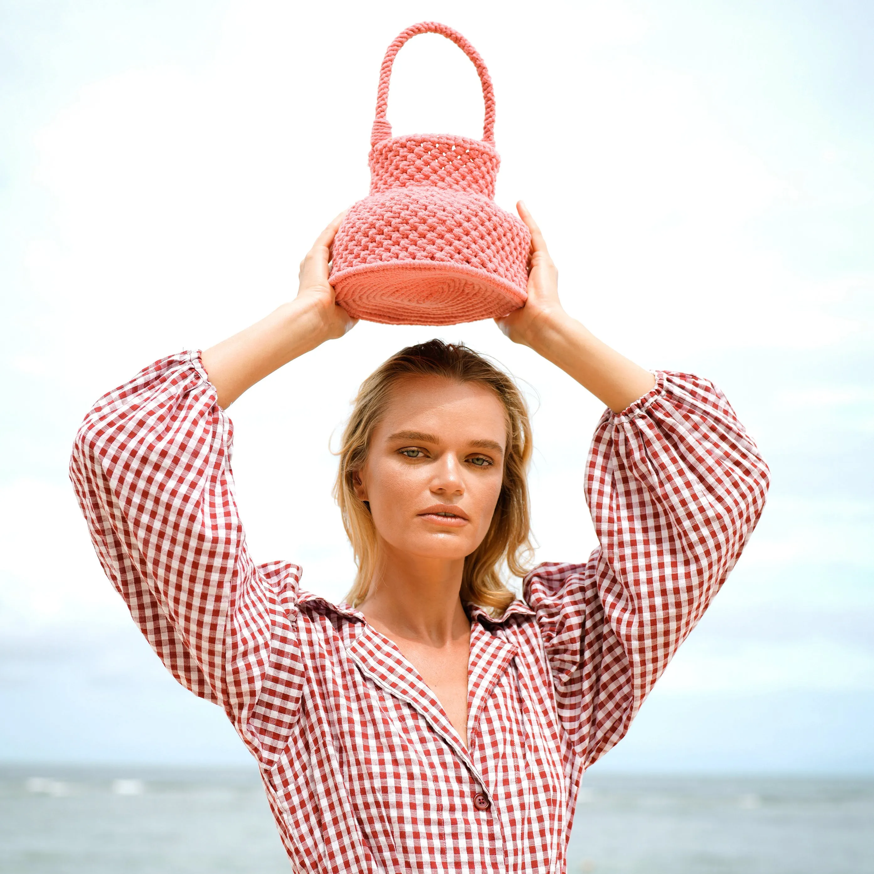 Petite Naga Macrame Bucket Bag | Stylish, Sustainable, and Eco-Friendly