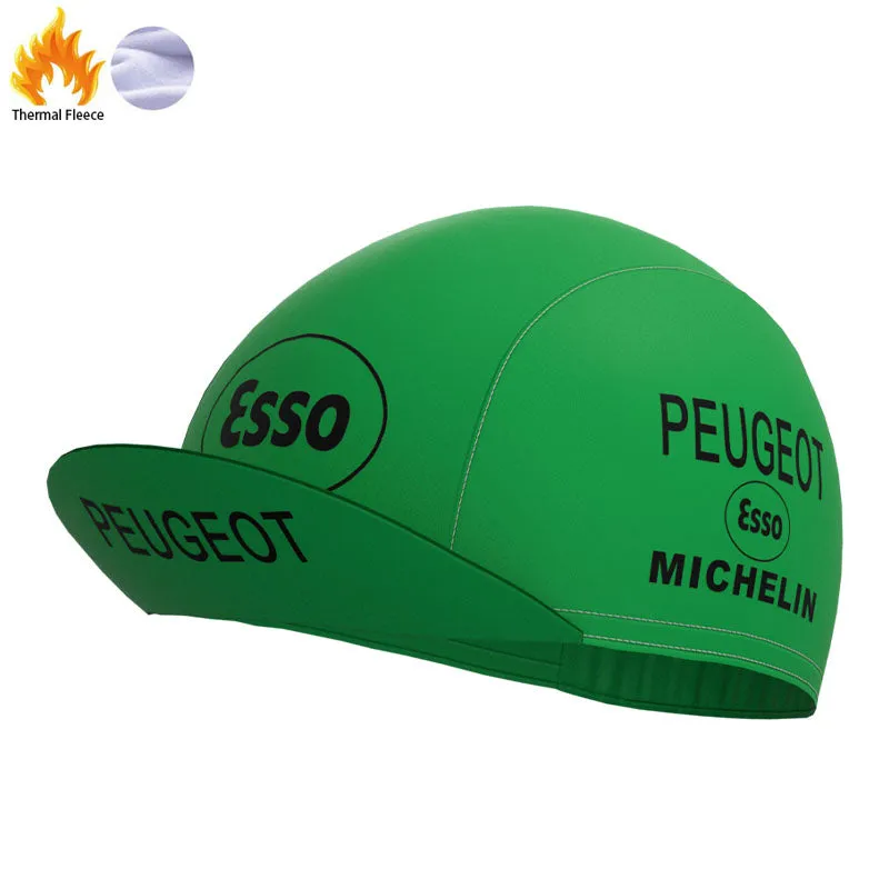 Peugeot Green Fleece Retro Cycling Kits