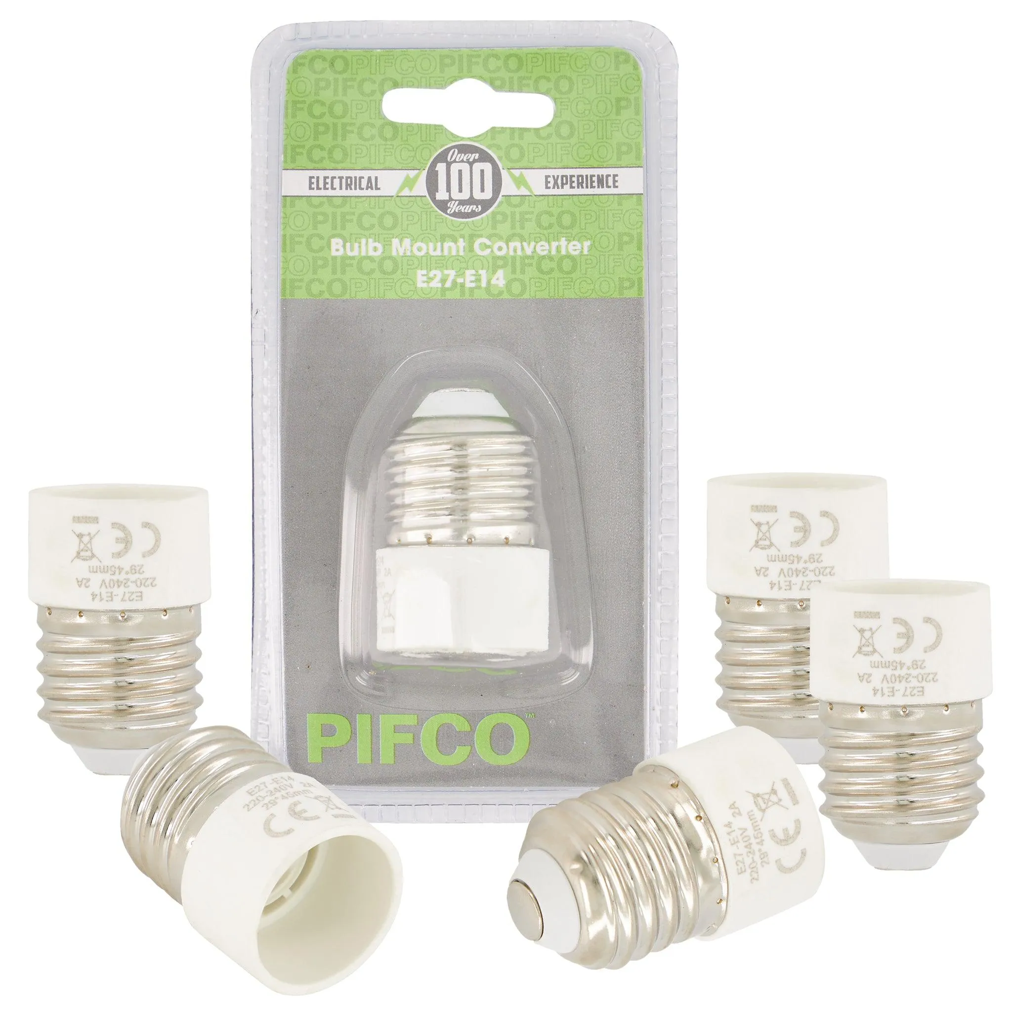PIFCO ELA1172 Bulb Mount Screw Converter E27-E14