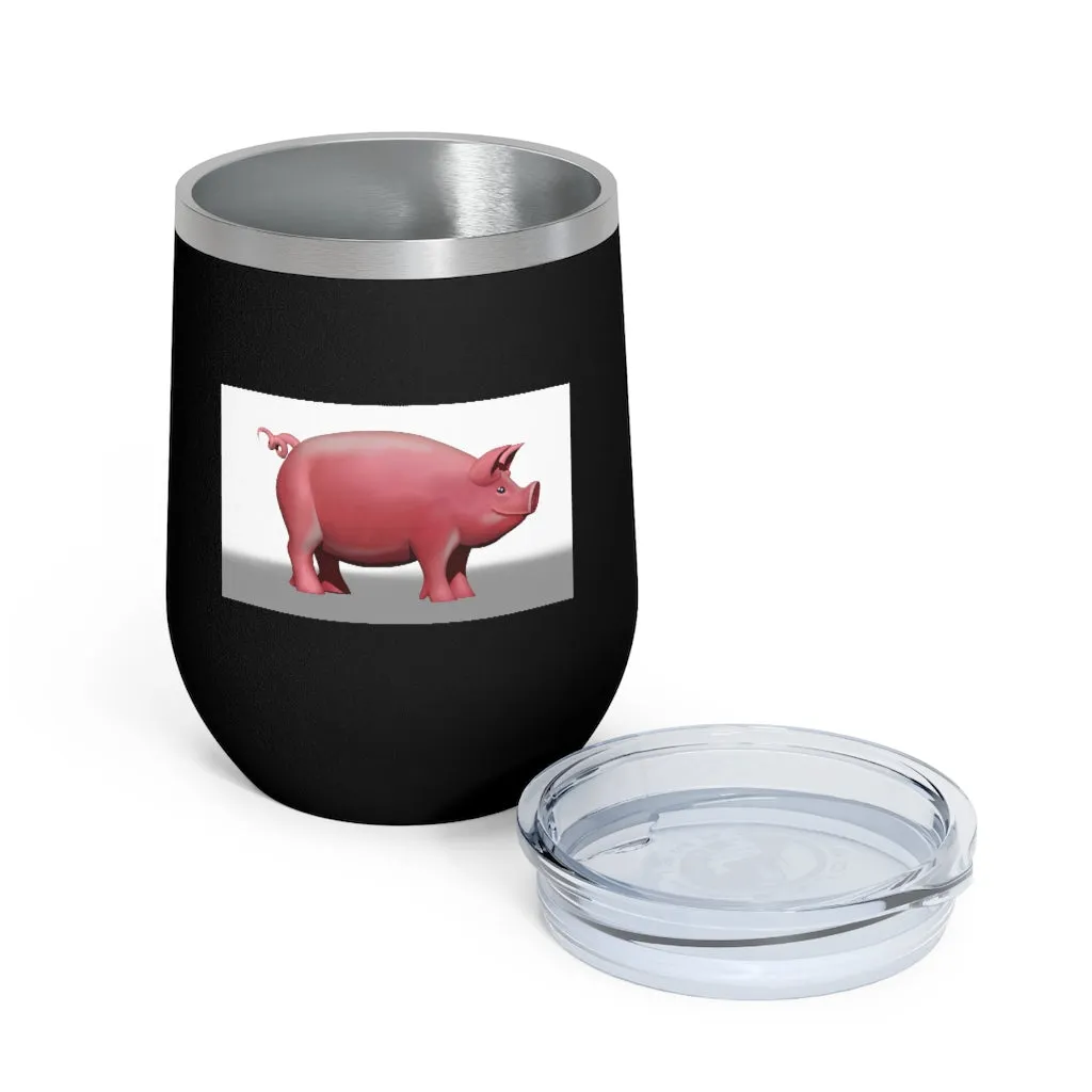 Pig 12oz Insulated Wine Tumbler