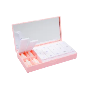 Pink AM/PM Pill Box