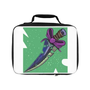Pink Bow with Sword Lunch Bag