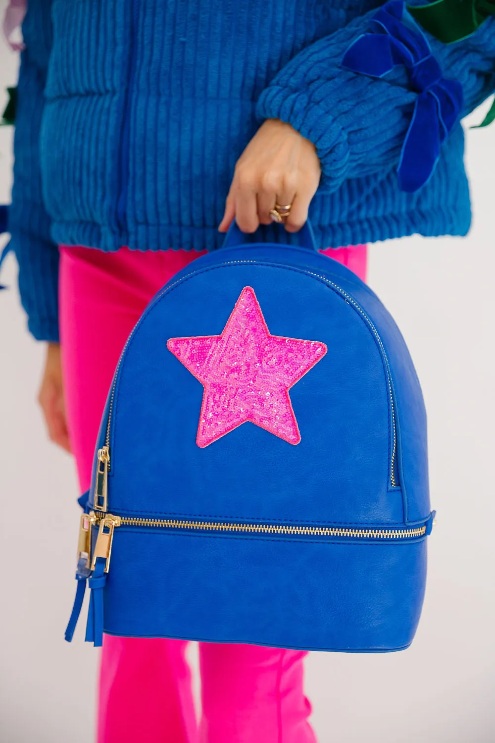 PINK STAR BACKPACK