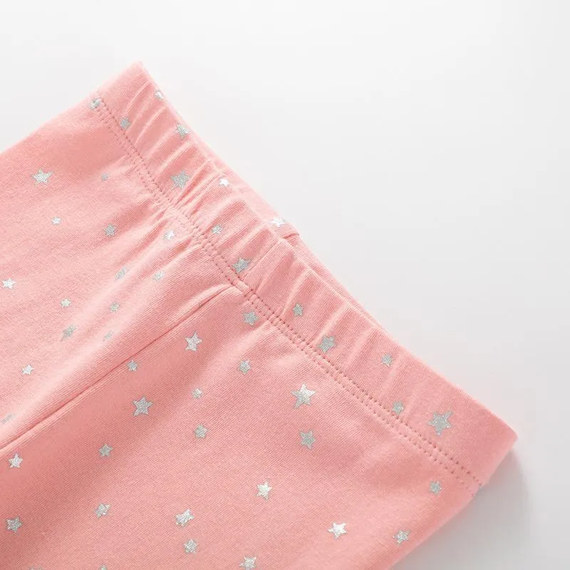 Pink Unicorn Print Leggings for Toddler Girls