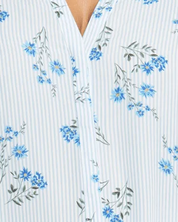 Pintuck Blouse | Riviera Blossoms