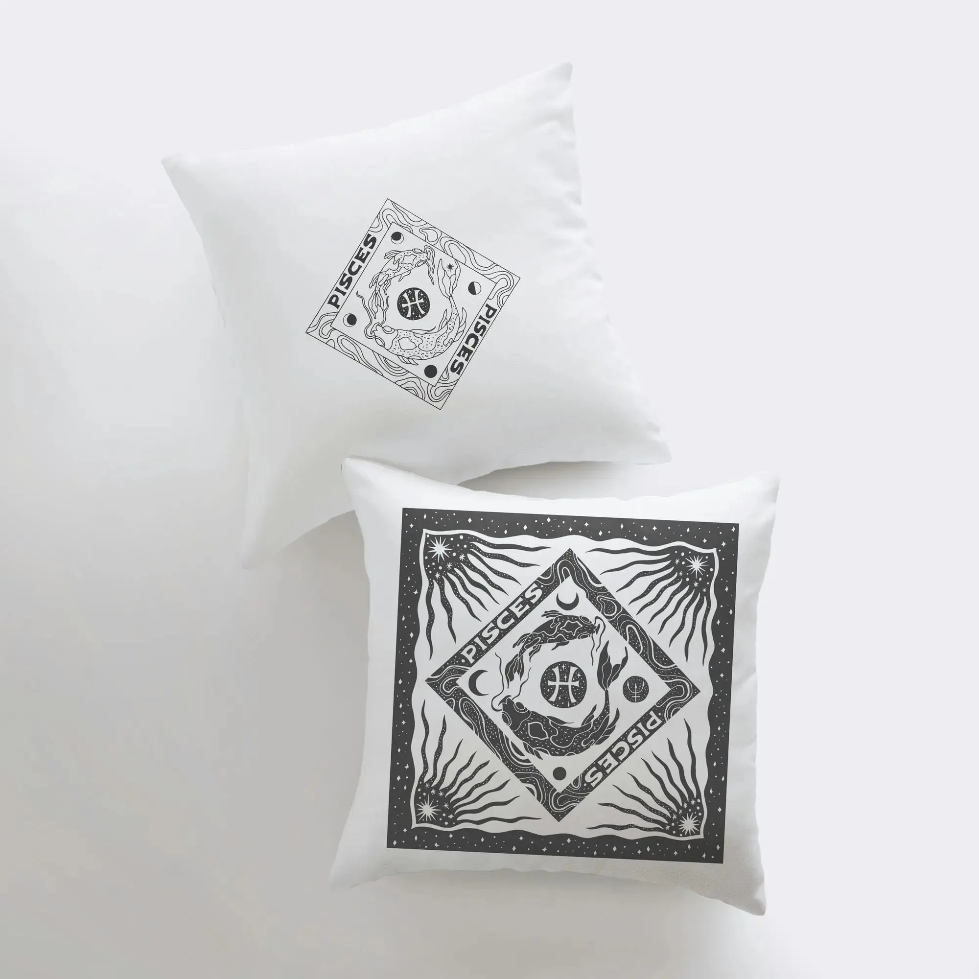 Pisces | Zodiac | Stars | Astrology | Throw Pillow  | Map of the Stars | Home Decor | Room Decor | Astrology Sign