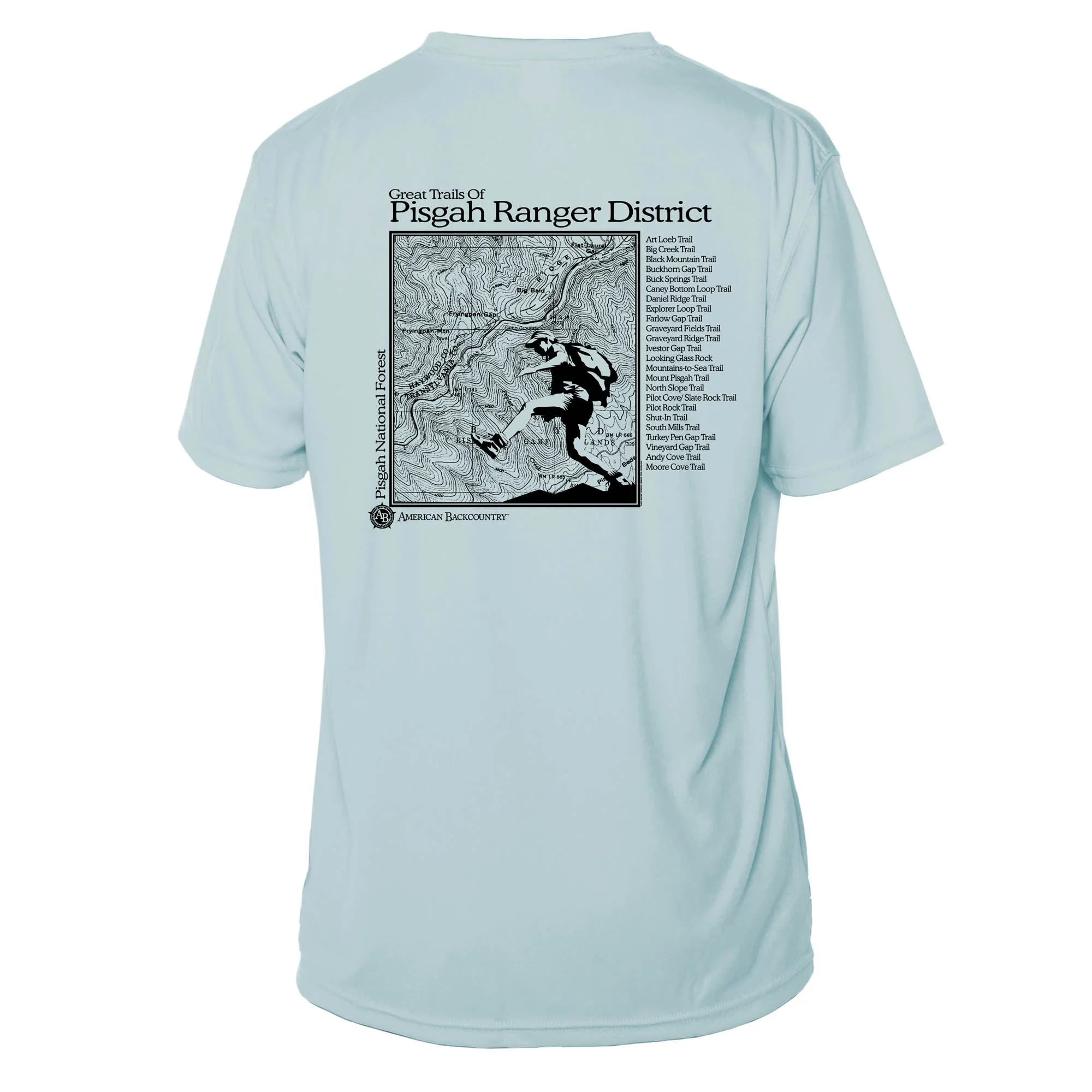 Pisgah Ranger Great Trails Short Sleeve Microfiber Men's T-Shirt
