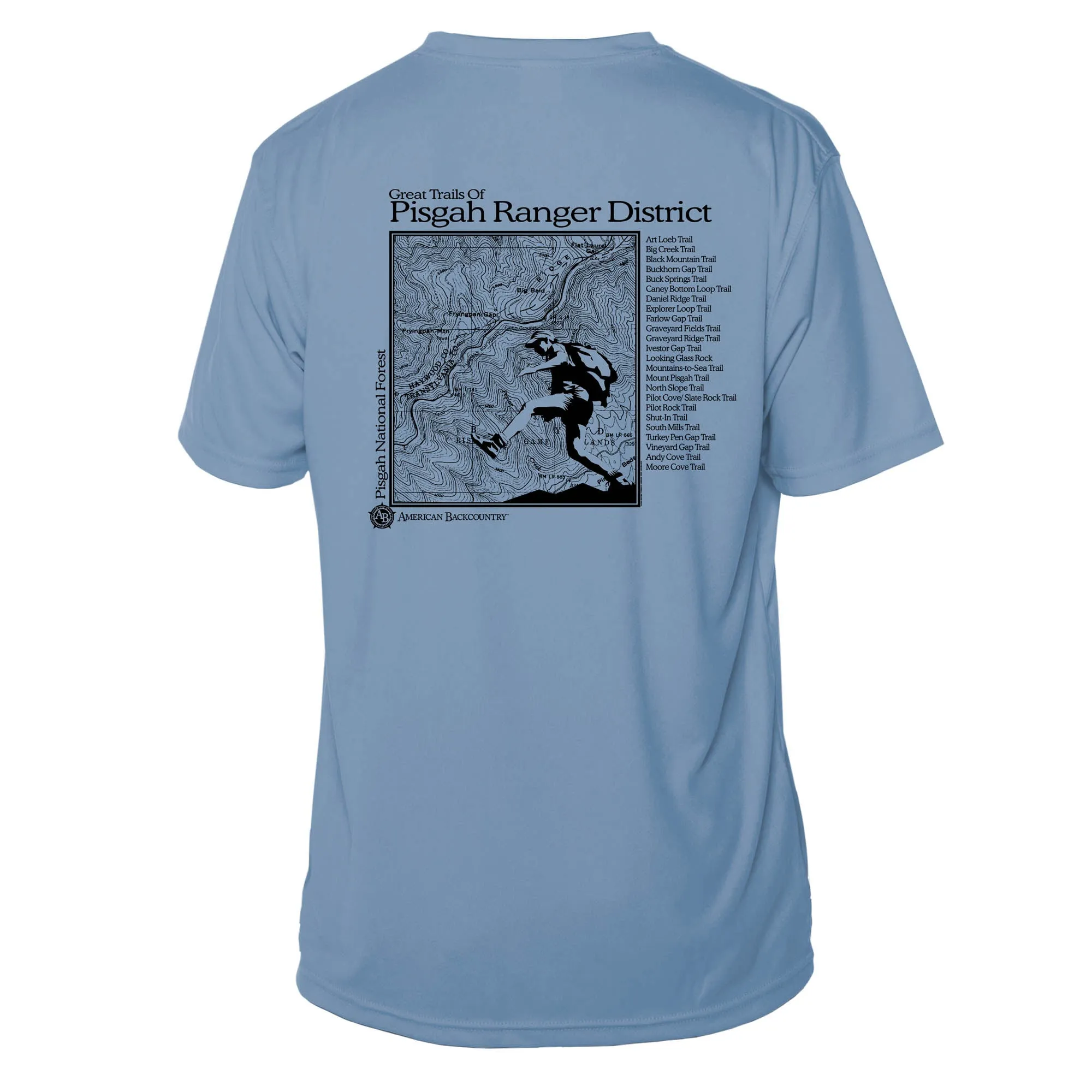 Pisgah Ranger Great Trails Short Sleeve Microfiber Men's T-Shirt