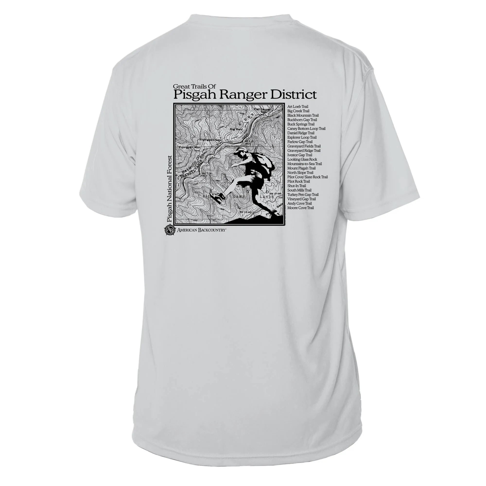 Pisgah Ranger Great Trails Short Sleeve Microfiber Men's T-Shirt