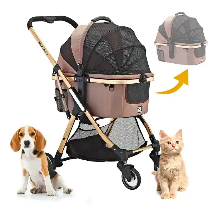 Pista Lightweight 3-in-1 Travel Pet Stroller (up to 45 lbs)