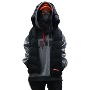 PLANB PROJECT Down Vest Jacket (Japanese Brand) Black [Unisex]