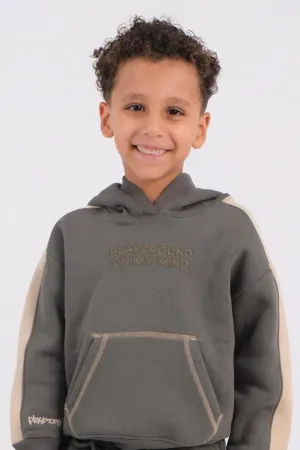 Playground Long-Sleeved Fleeced Hoodie