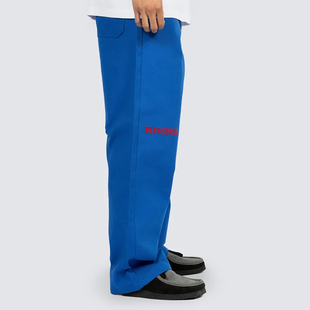 PLEASURES - FORMULA BAGGY WORKPANTS BLUE