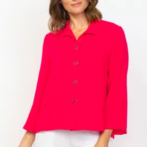 Pleat Back Rose Jacket - Travel Material (Only M Left)
