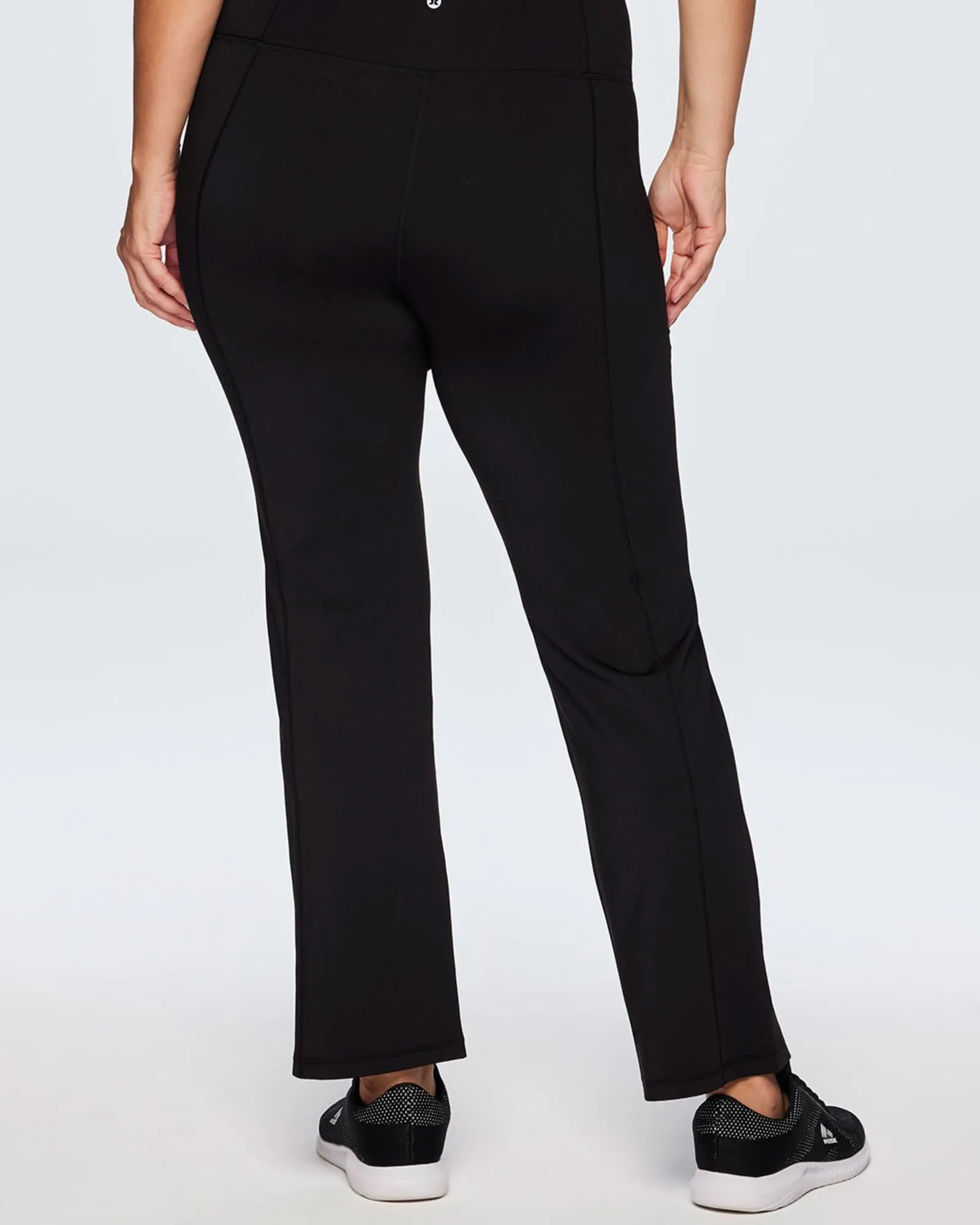 Plus Prime Fleece Slim Bootcut Pant | Black
