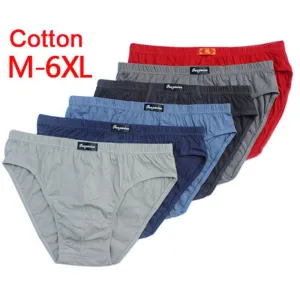 Plus Size Cotton Men's Briefs